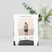 Stedelijk Minimalistisch Fotobestand 'Save The Dat (Staand voorkant)