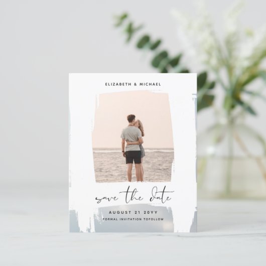 Stedelijk Minimalistisch Fotobestand 'Save The Dat (Staand voorkant)