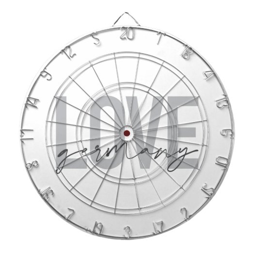 Stedelijk, modern, eenvoudig, cool design Love Dui Dartbord (Voorkant)