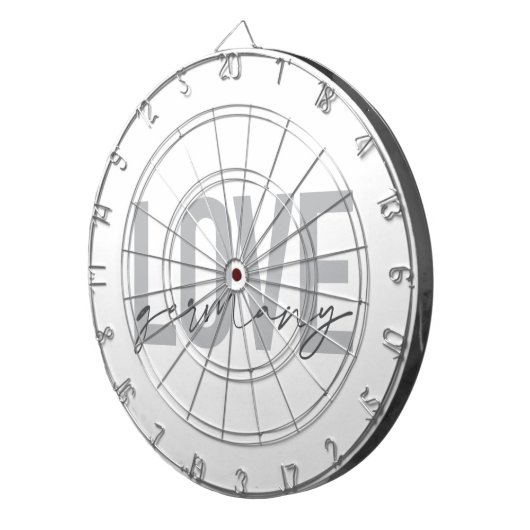 Stedelijk, modern, eenvoudig, cool design Love Dui Dartbord (Voorkant Rechts)