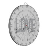 Stedelijk, modern, eenvoudig, cool design Love Dui Dartbord (Voorkant Links)