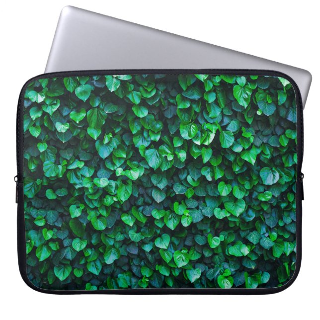 Stedelijk oerwoud binnentuinieren laptop sleeve (Voorkant)