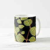 Stedelijk oerwoud plant elegant patroon koffiemok (Voorkant rechts)