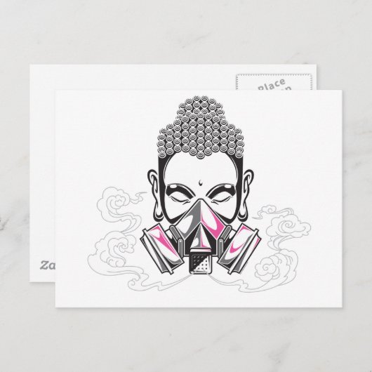 Stedelijk reinigenDonker Briefkaart (Voorkant / Achterkant)