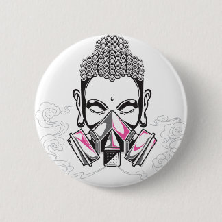 Stedelijk reinigenDonker Ronde Button 5,7 Cm