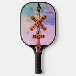 Stedelijk rustieke stadsgezicht Wachtend 2 Pickleb Pickleball Paddle