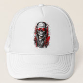 stedelijk skelet trucker pet (Voorkant)