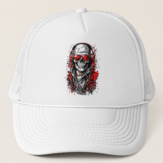 stedelijk skelet trucker pet (Voorkant)
