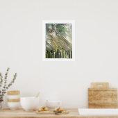 Stedelijk Stad Abstract Poster Groen 20 x 16 Print (Keuken)