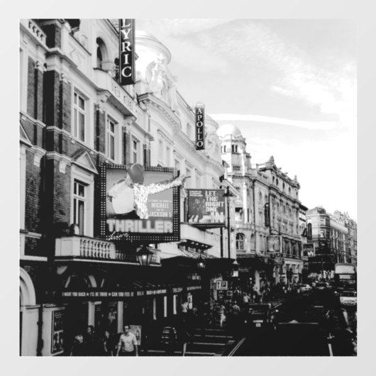 Stedelijk  stadscentrum raamsticker (Vel)