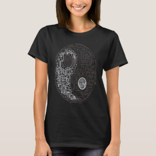 Stedelijk symbool voor elektrische balans t-shirt