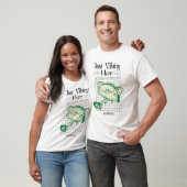 Stedelijk T-shirt met eenvoudige prints (Unisex)