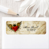 stedelijk Tattoo gevleugeld hart retour label (Insitu)