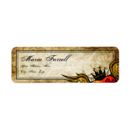  stedelijk Tattoo gevleugeld hart retour label