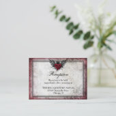  Stedelijk Tattoo Gevleugelde Hartgegevens kaart (Staand voorkant)