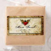 stedelijk Tattoo Wingel Heart Shipping Label (Insitu)