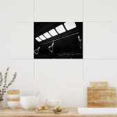 Stedelijk Treinplafond met Handriemen Poster (Keuken)