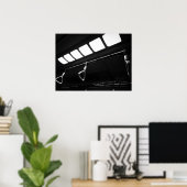 Stedelijk Treinplafond met Handriemen Poster (Thuiskantoor)