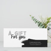 Stedelijk wit met logo mannelijk cadeaubon (Staand voorkant)