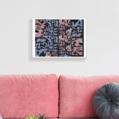Stedelijke Abstracte Harmonie Canvas Afdruk (Insitu (Woonkamer))