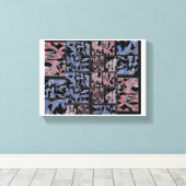 Stedelijke Abstracte Harmonie Canvas Afdruk (Insitu (Houten vloer))