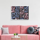 Stedelijke Abstracte Harmonie Canvas Afdruk (Insitu (Woonkamer))