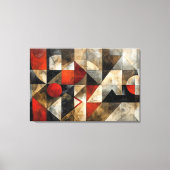Stedelijke Abstracte Kunst Canvas Afdruk (Voorkant)