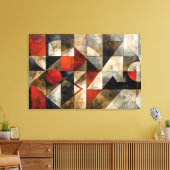 Stedelijke Abstracte Kunst Canvas Afdruk (Insitu (Woonkamer))
