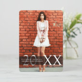 Stedelijke Afgestudeerde, Afstudeerankers Kaart (Staand voorkant)