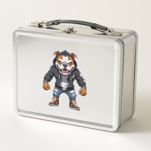 Stedelijke Alpha Bulldog � Straatstijl Mascotte (Voorkant)