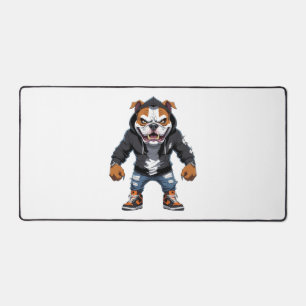 Stedelijke Alpha Bulldog � Straatstijl Mascotte Bureaumat