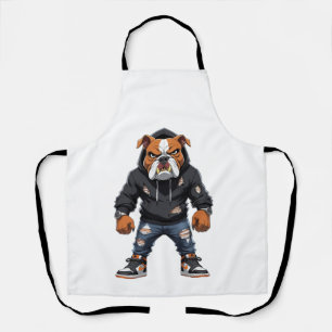 Stedelijke Alpha Bulldog � Street Style Mascotte Schort