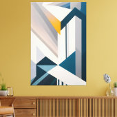 Stedelijke Aurora Canvas Afdruk (Insitu (Woonkamer))