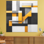 Stedelijke Balans Canvas Afdruk (Insitu (Woonkamer))