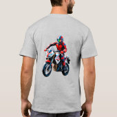 🏍️ Stedelijke Beweging Motorrijder Straatstijl T-shirt (Achterkant)
