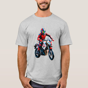 🏍️ Stedelijke Beweging Motorrijder Straatstijl T-shirt