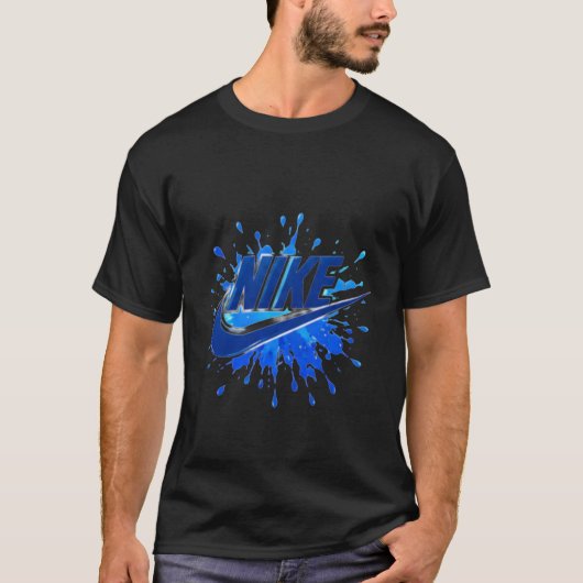 Stedelijke Blauwe Sfeer T-shirt (Voorkant)