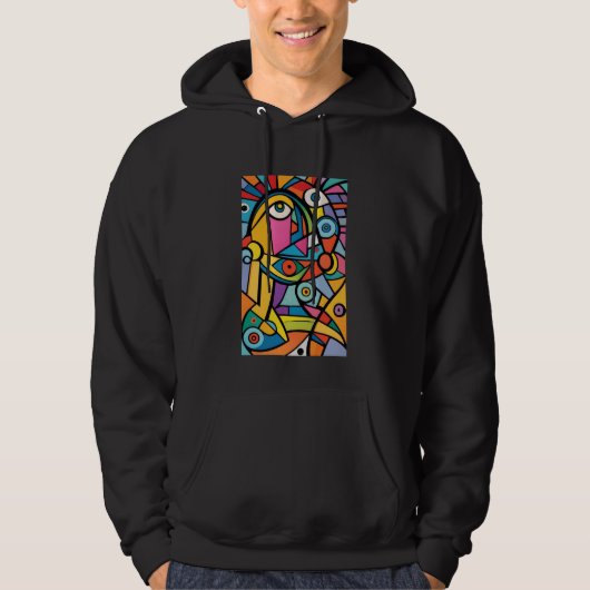 Stedelijke blik: Graffiti Vision 2 Hoodie (Voorkant)
