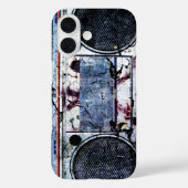 Stedelijke boombox Case-Mate iPhone case (Achterkant)