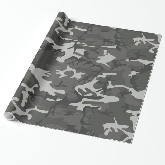 Stedelijke Camo Cadeaupapier (Uitgerold)
