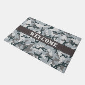 Stedelijke camouflage deurmat (Schuin)