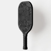 Stedelijke Camouflage Donker en Grijs Pickleball Paddle (Links)