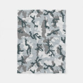 Stedelijke camouflage fleece deken (Voorkant)