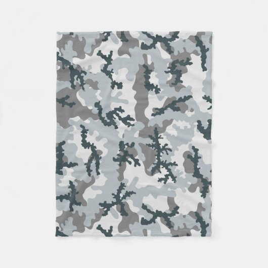 Stedelijke camouflage fleece deken (Voorkant)