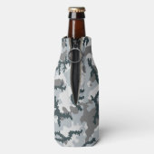 Stedelijke camouflage flesjeskoeler (Fles Achterkant)