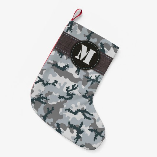 Stedelijke camouflage kleine kerstsok (Voorkant (Hangend))