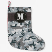 Stedelijke camouflage kleine kerstsok (Voorkant)