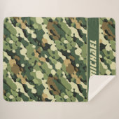 Stedelijke camouflage  sherpa deken (Voorkant (horizontaal))