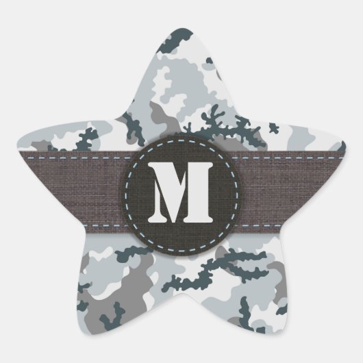 Stedelijke camouflage ster sticker (Voorkant)