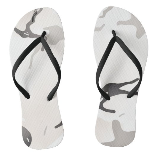Stedelijke camouflage teenslippers (Voetbed)